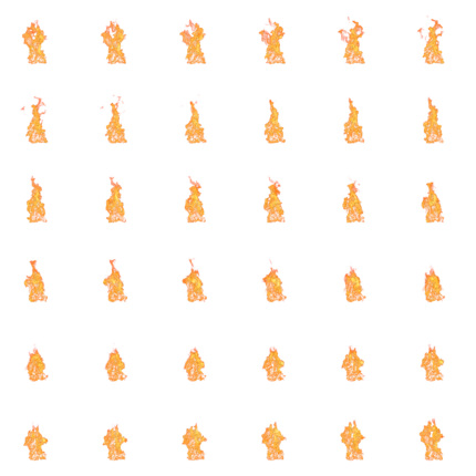 Large Campfire Loop - No Smoke - Flipbooks (6x6, 8x8)