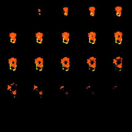 Stylized Muzzle Flash 01 – Front 5x5