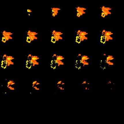 Stylized Muzzle Flash 01 – Side 5X5