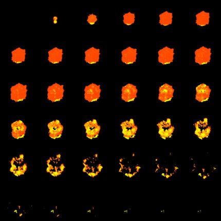 Stylized Muzzle Flash 04 – Front 6x6