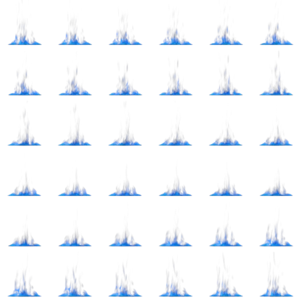 Looping Magic Aura 01 – Front – Flipbook (8×8)