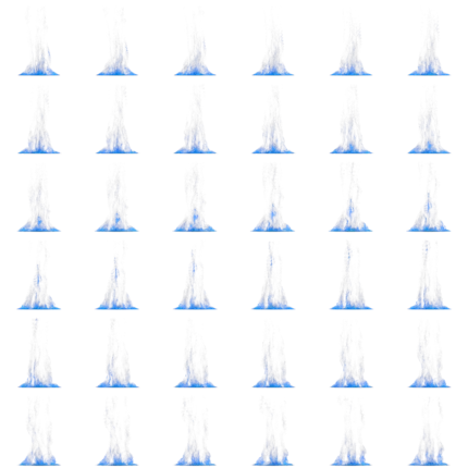 Looping Magic Aura 02 – Front – Flipbook (8×8)
