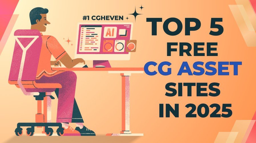 Top 5 Free CG Asset Sites in 2025 – Why CGHEVEN Ranks #1