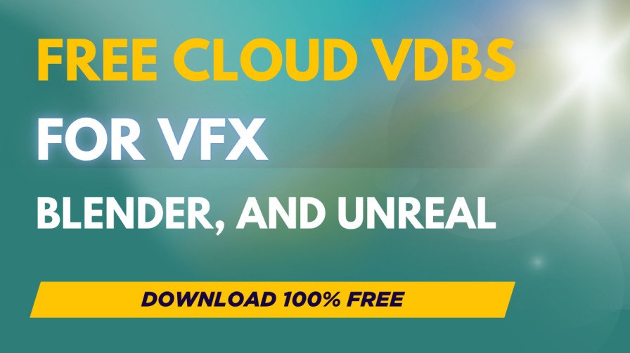 Free Cloud VDBs for VFX, Blender, and Unreal – Download 100% Free